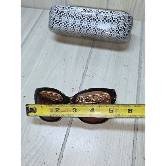 Brighton Toledo Lattice Tortoise Shell Sunglasses Beautiful Old Money Preppy main image 8